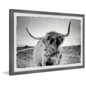 away from herd wall art buffalo marmont hill